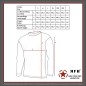 Preview: Size chart for US shirt, long sleeve